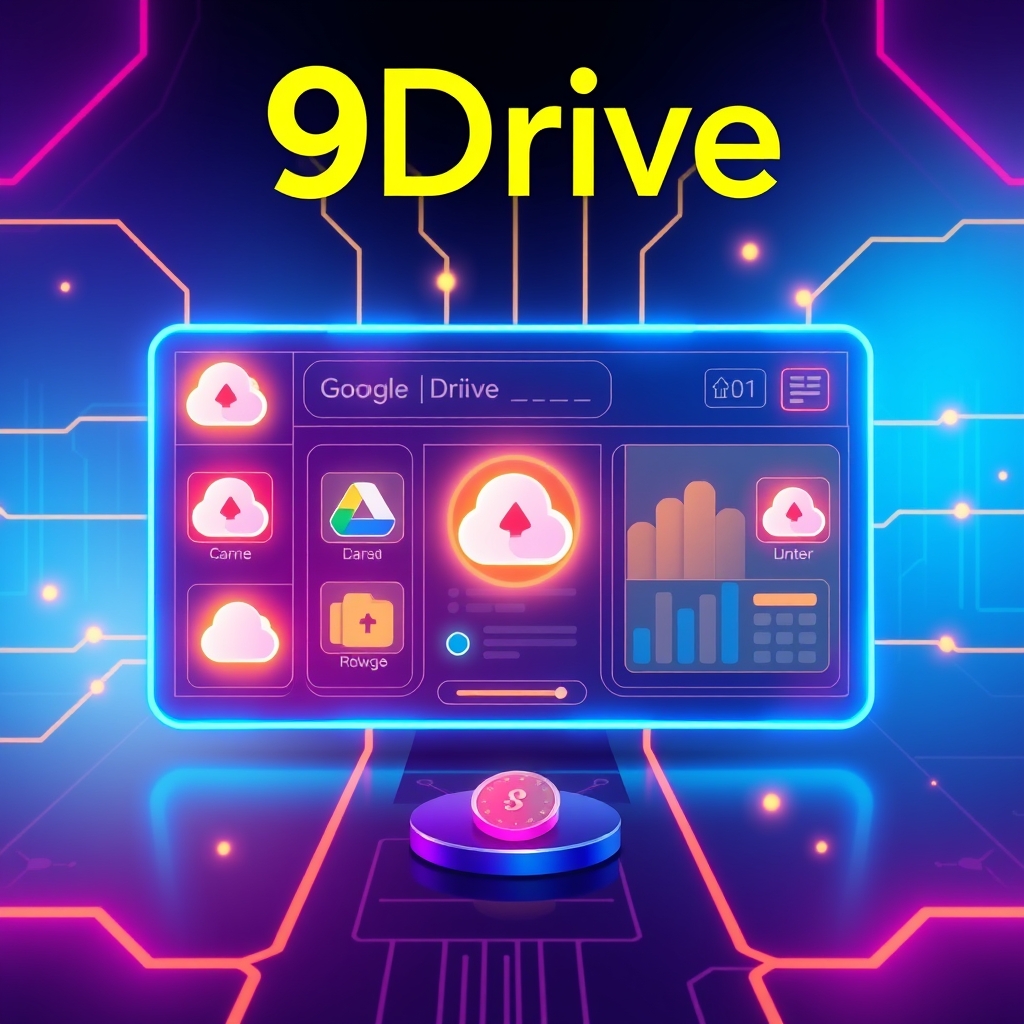 用9Drive搭建网盘聚合站：零成本整合多个Google Drive，文件管理与变现两不误